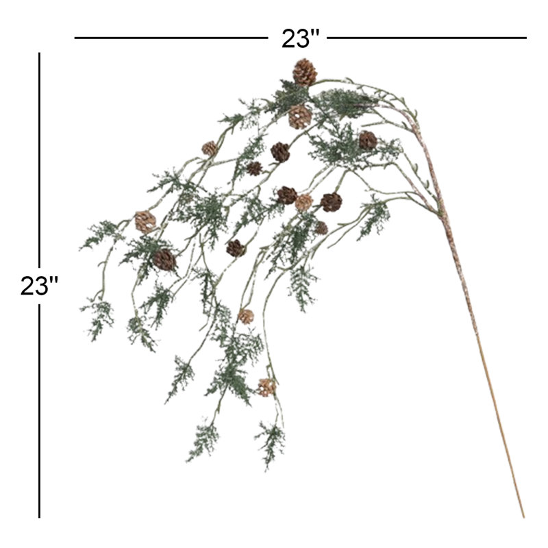 Asmar 23'' Faux Pine Branch