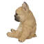 Statue de chiot bouledogue français endormi