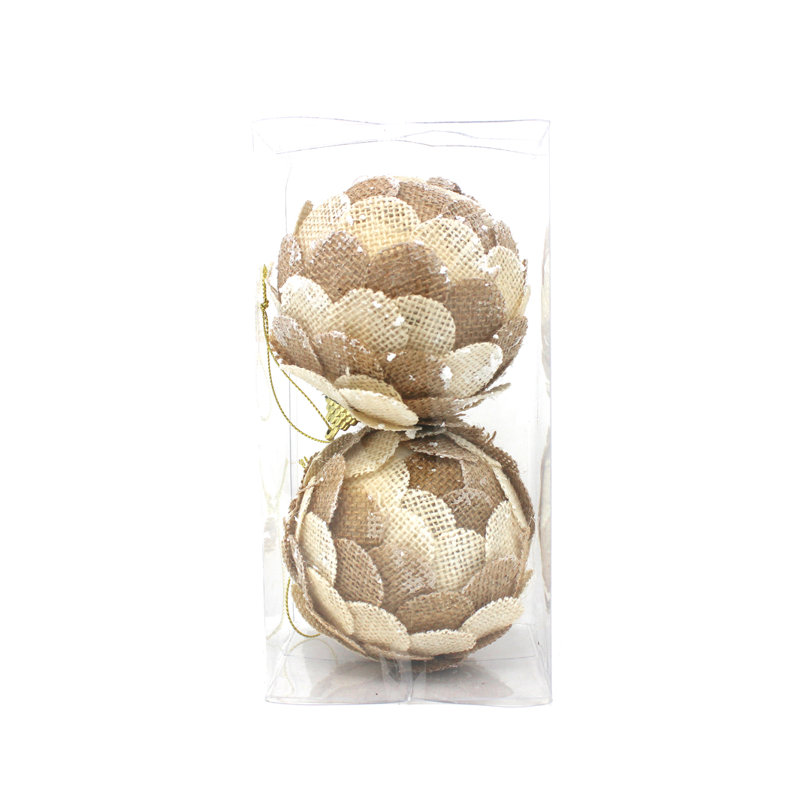 Ornement pinecone plateau (2 pcs)