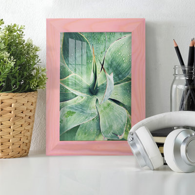 «Green Tropical Succulent I», reproduction de cadre photo simple
