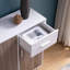 Shoe Storage Cabinet For 17 Pairs, Bedroom Cabinet With Drawer & Doors & Taupe