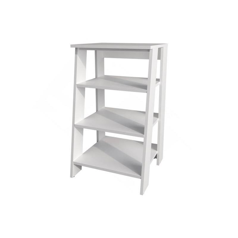 Freestanding Bathroom Shelf With Open Storage, White