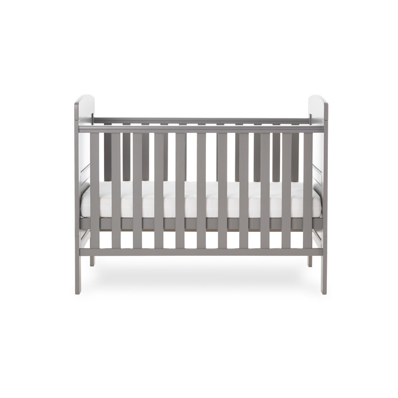Grace Mini Cot Bed, Taupe Grey