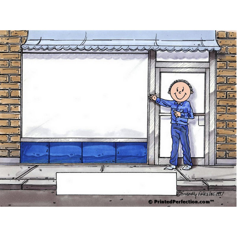 Façade de magasin personnalisée - aimant en acrylique mâle - excellent cadeau!, Oui
