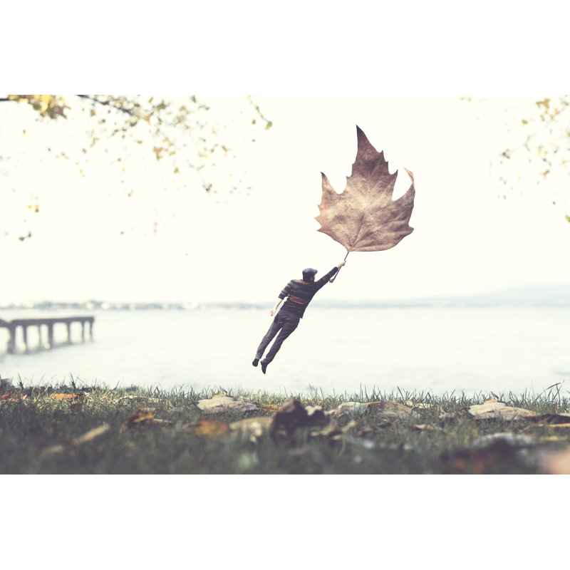 Man Flying by Francescoch - Wrapped Canvas Print, 20cm H x 30cm W