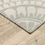 Tapis d'intérieur / extérieur gris / ivoire Jager-1058956702