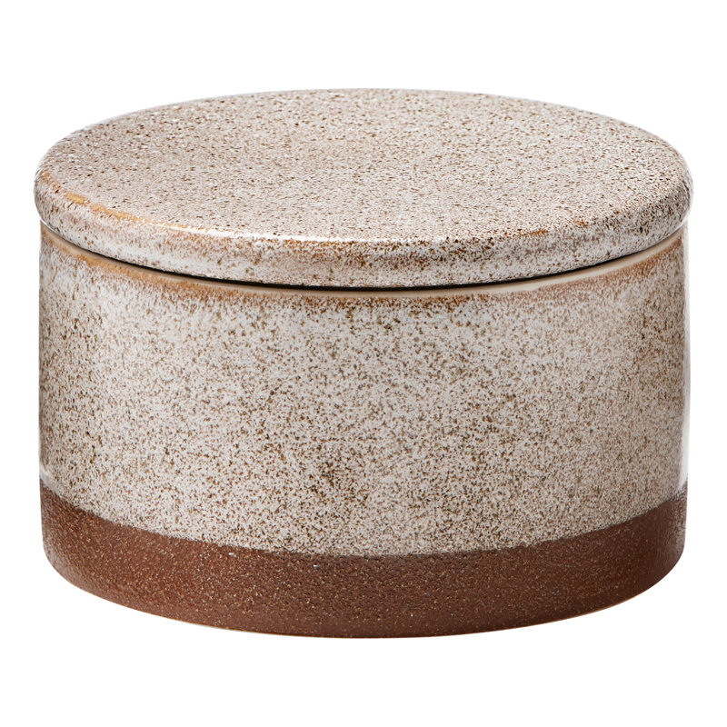 Lachan Canister Large, 3.5" H x 6" W x 6" D