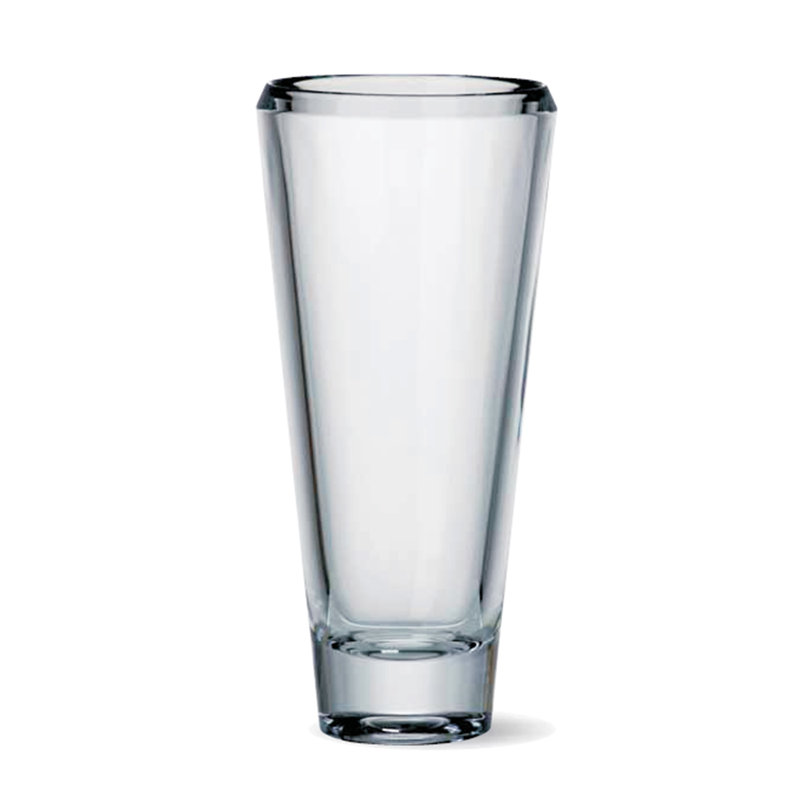Resana Lead Free Crystal Table Vase, 14" H x 6.8" W x 6.8" D