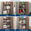 Armoire de rangement Homeplus Home en chêne brossé-1197284065