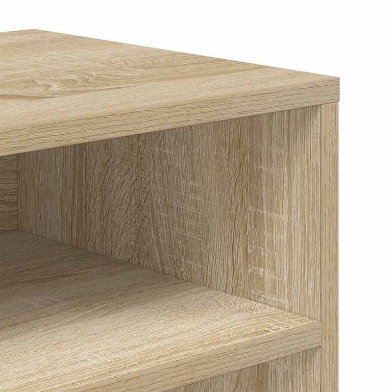 Shaliek Bookcase, 80cm H x 66cm W x 31cm D, Sonoma Oak