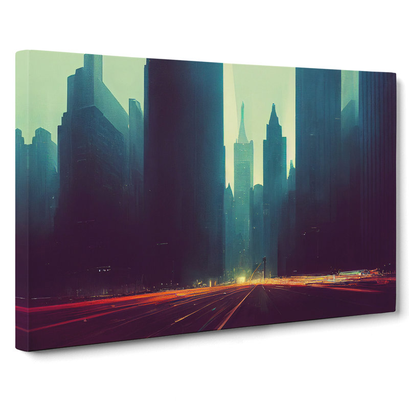 A New York City Skyline Vol.1 - Wrapped Canvas Print, 35cm H x 50cm W x 3cm D