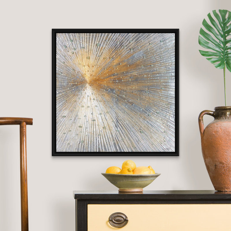 «Starburst of Crystals» par Joseph Michaels, reproduction d'art graphique sur toile, H 26 po x l 26 po x P 1,75 po