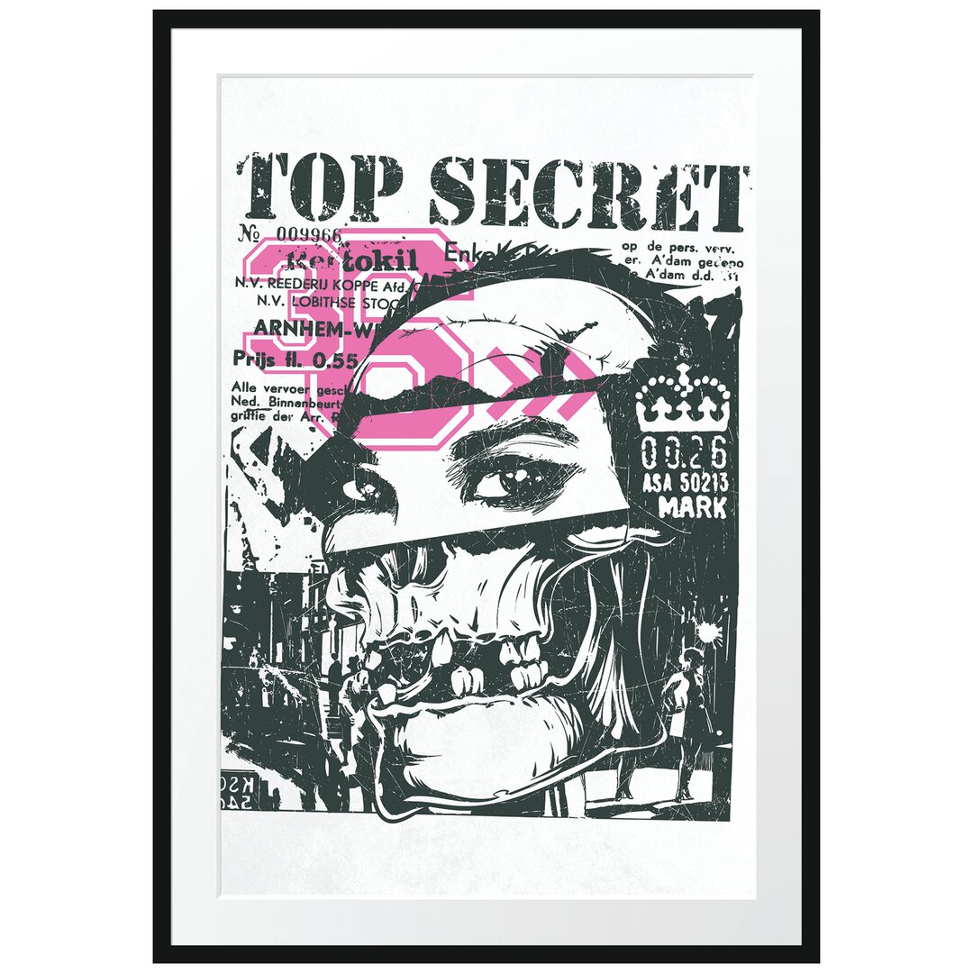 Gerahmtes Poster Top Secret Light