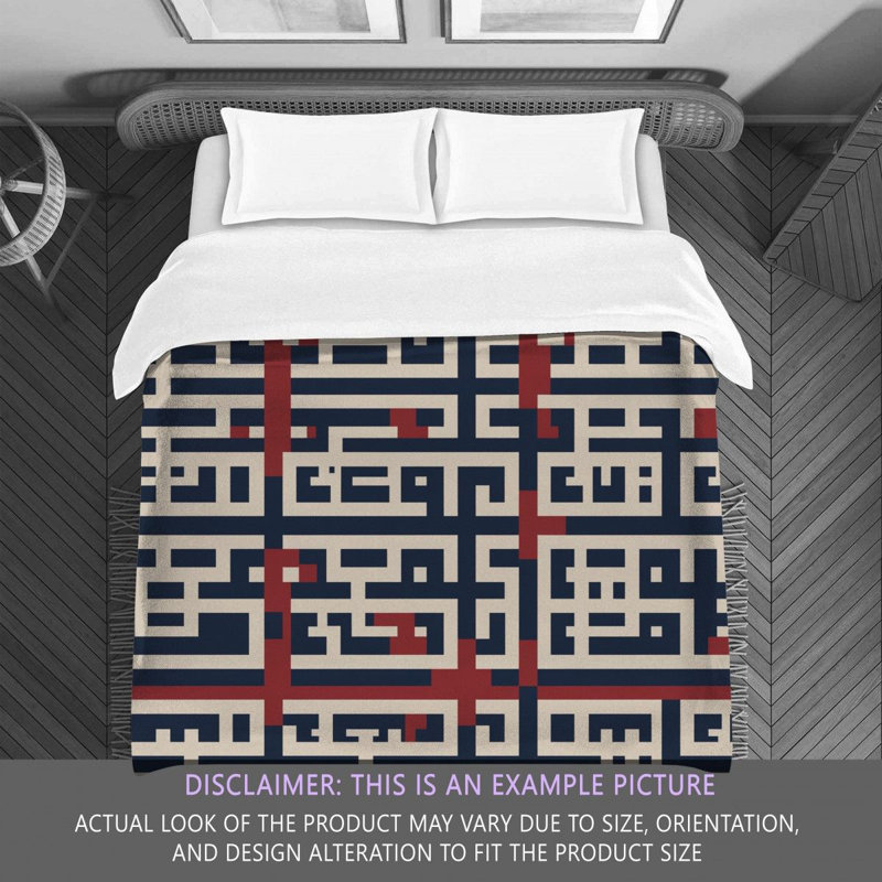 Édredon Greek Key Bedding, Édredon simple