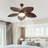 Radele 52'' Ceiling Fan with LED Lights