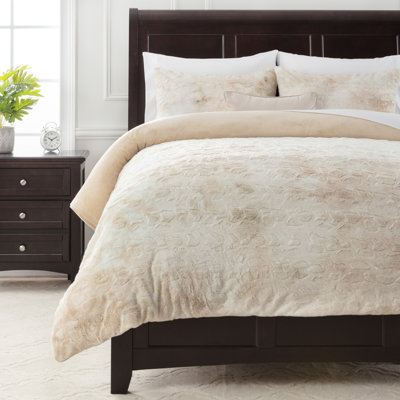 Ultra Soft Cozy Fuzzy Duvet Cover Set
