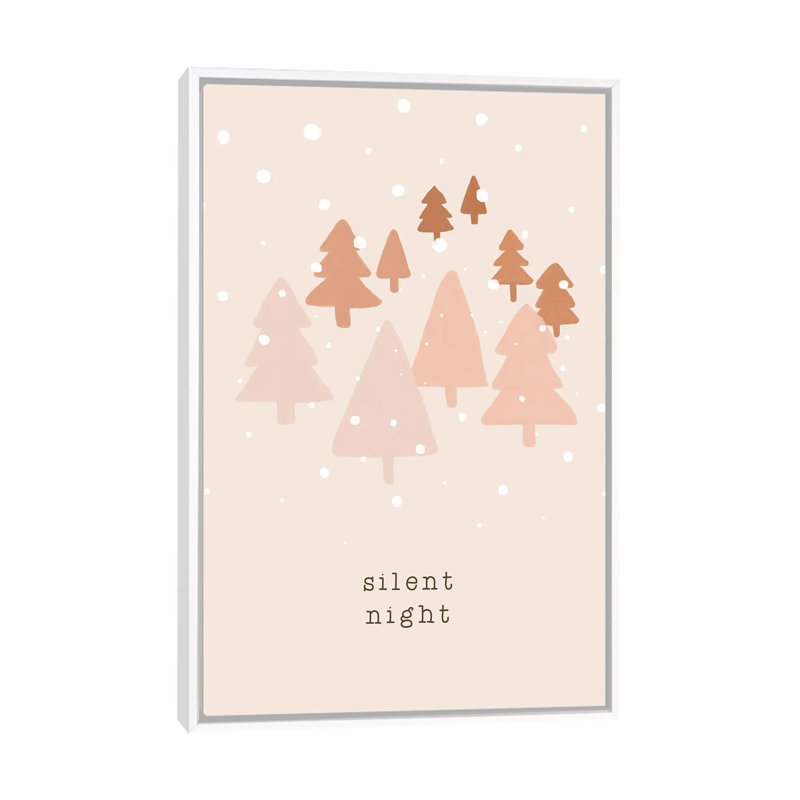 « Silent Night » par Orara studio, reproduction d’art, Toile blanche encadrée, Pas de tapis, H 48 po x l 32 po x P 1,5 po