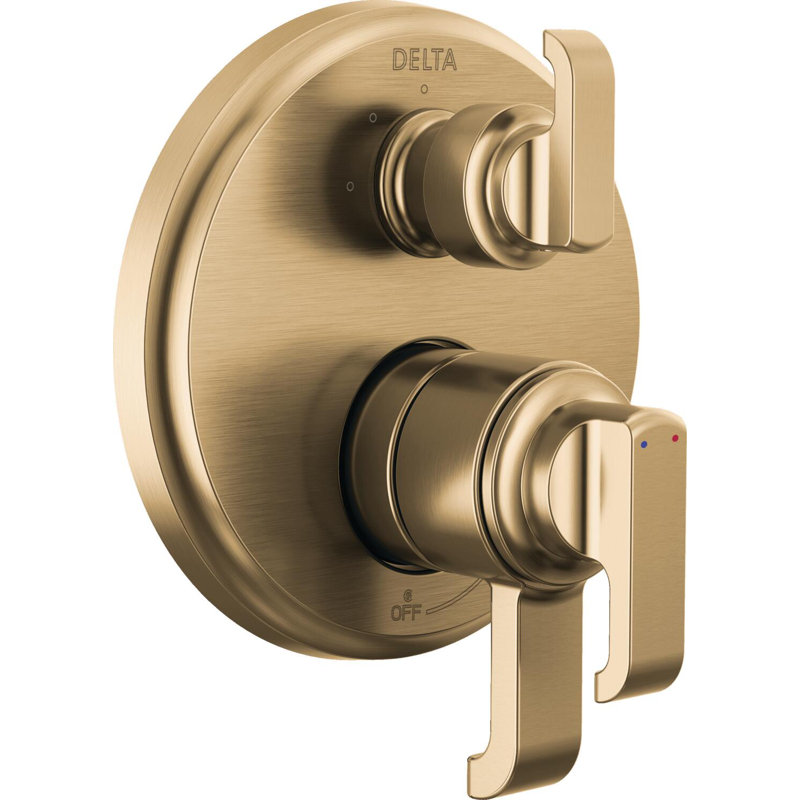 Tetra 17 Series 3-Setting Integrated Diverter Valve Trim Kit, Shower Faucet Diverter Kit, Bronze