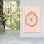 Press For Champagne Button Elegant Retro Vintage Wall Art Print by Talitha McQueen - Print-135135394