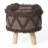 Rectangle Upholstered Wool Ottoman