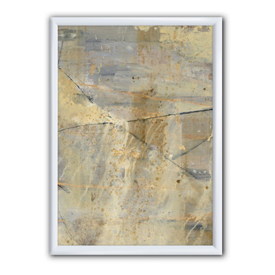 " Geometric Cream Block I "