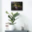 Art mural épique «Beyond the Wooden Bridge» par John Rivera, 24 po x 16 po-385490950