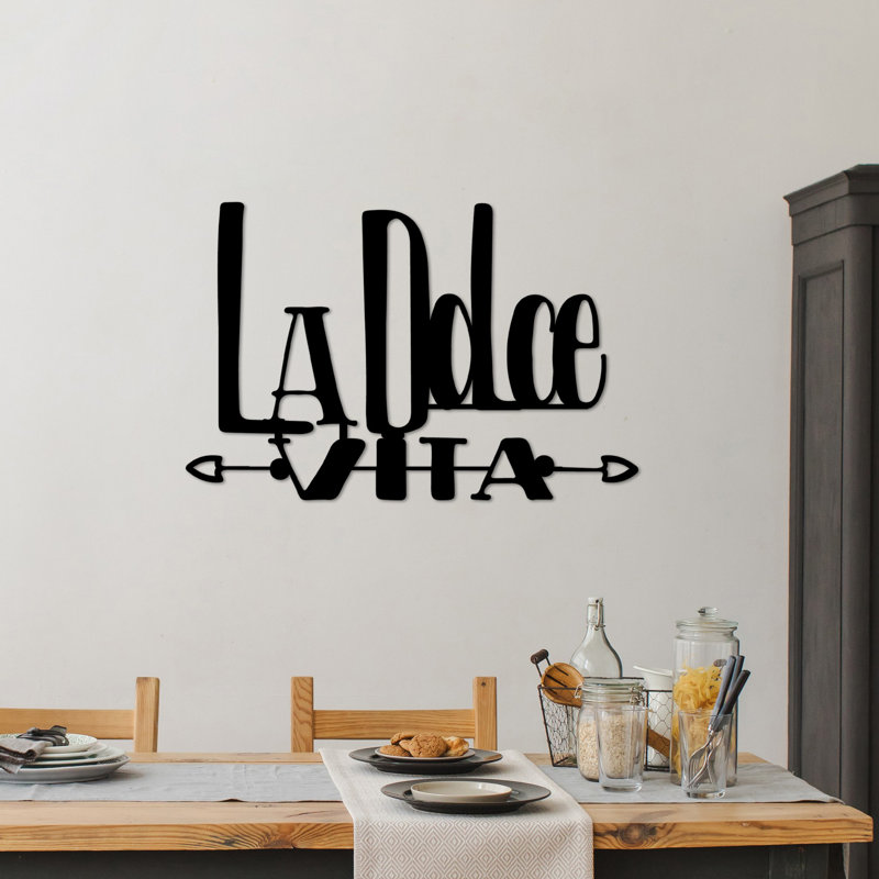 Elegant Decorative Metal Wall Accessory, Black Finish, 22.0 x 14.6 inches | 100% Metal Construction, Thickness: 0.06 inches | Lightweight at 1.4 lbs, Perfect for Home Décor, Modern Design for Any Room