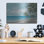 Art mural en métal luxueux «Tranquil Sea No. 3» par Max Maxx, 16 po x 12 po