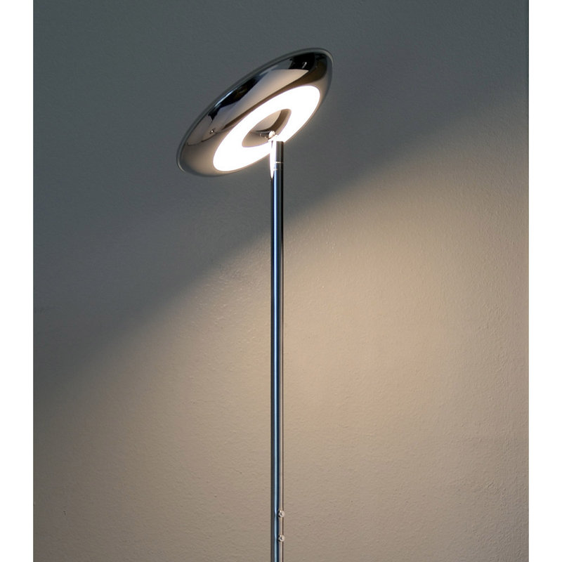 Mathilde 72.5'' Chrome LED Torchiere Floor Lamp