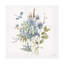 «Bohemian Blue 04 on White» par Lisa Audit, reproduction d'art sur toile tendue-1111669675