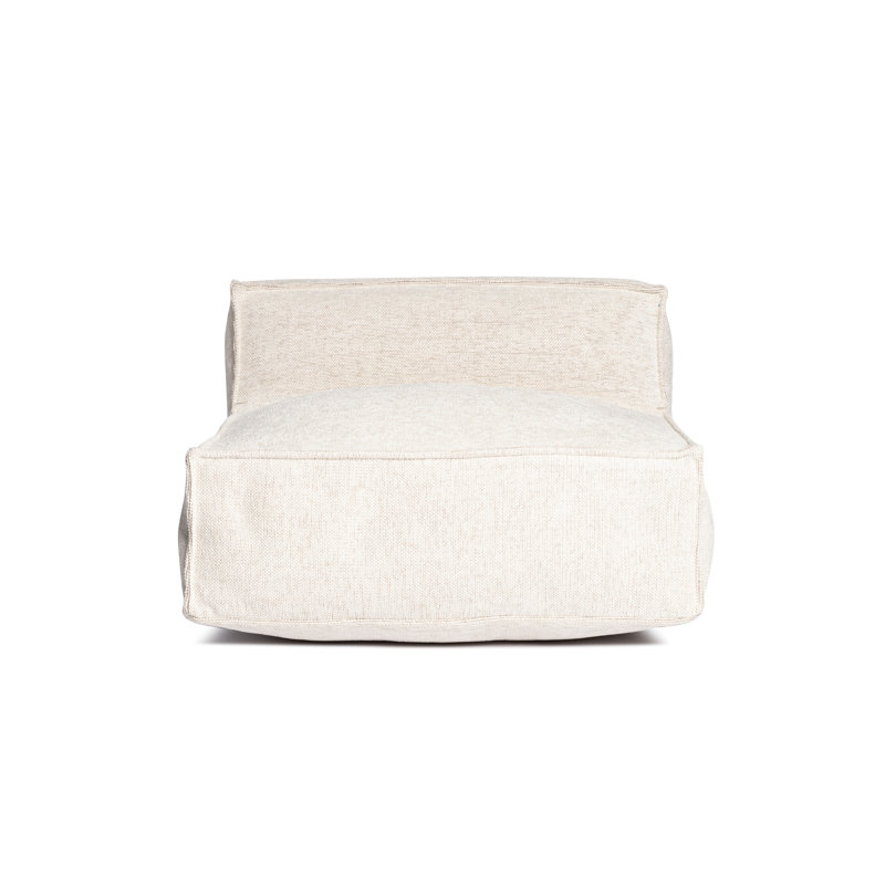 Siège simple soyeux, Beige