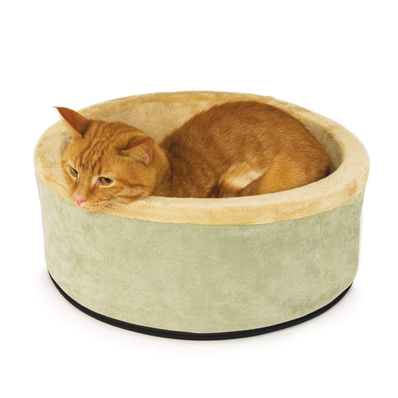 Lit pour chien Thermo-Kitty Nest, L 13 po x P 16 po x H 16 po, Sauge