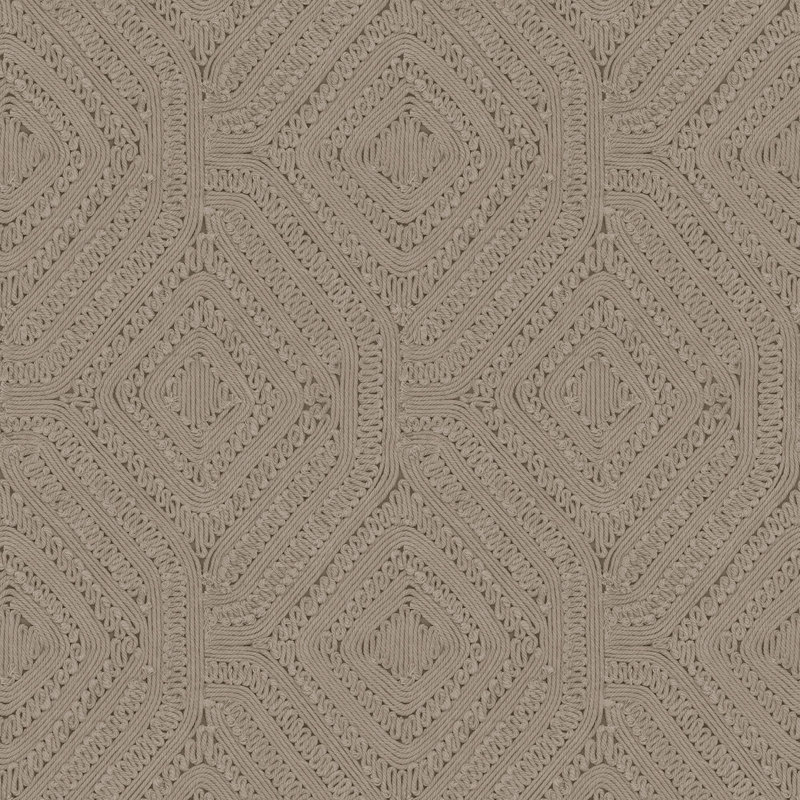 Abigail Ahern Artisan Weave 10m x 52cm Textured Matte Wallpaper Roll, Brown