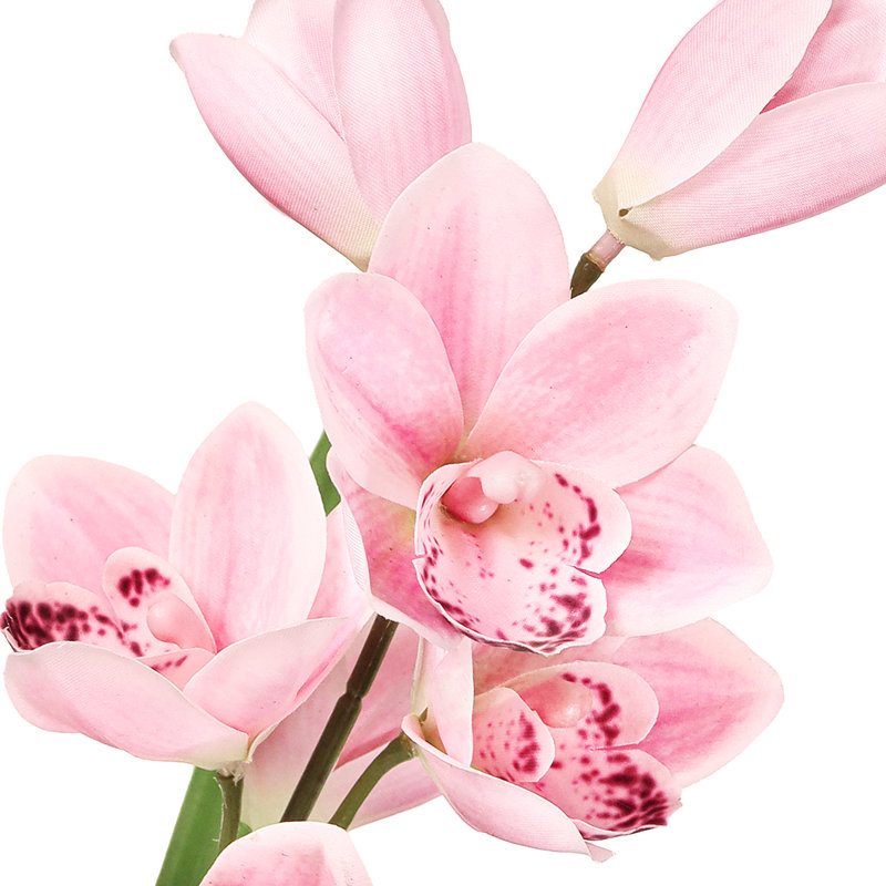 Vaporisateur de tige de plante artificielle Cymbidium Orchid, Rose