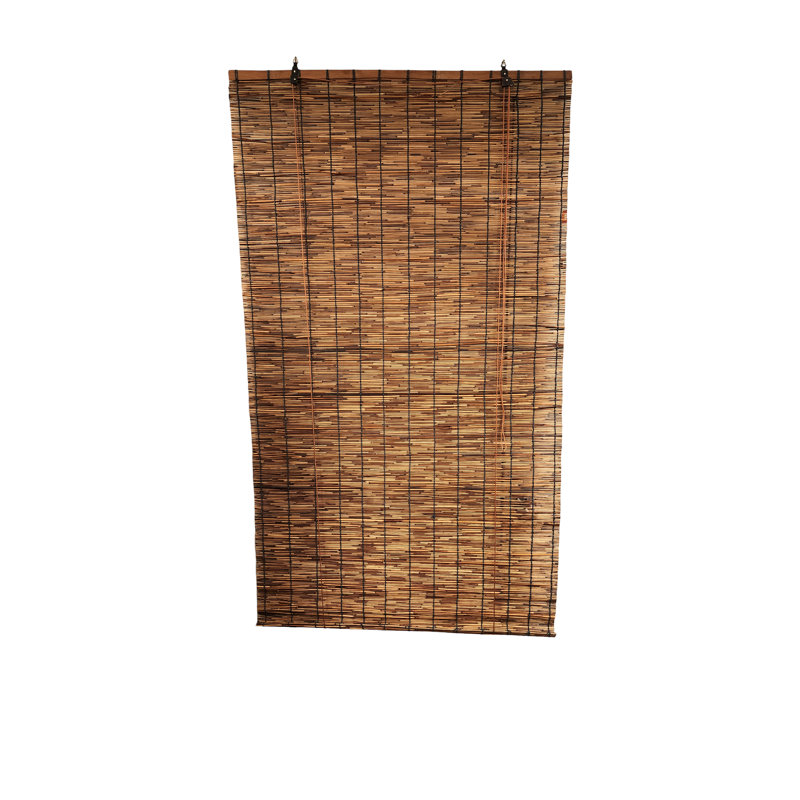 Carbonized Reed Blind Shade, 48"W x 72"L
