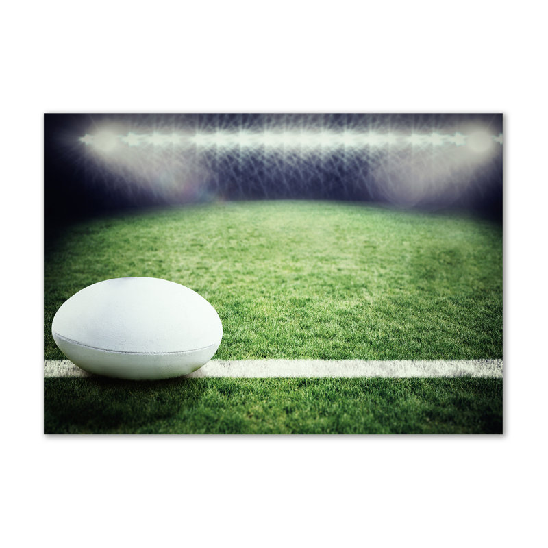 Rugby Ball - Wrapped Canvas Print