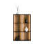 99cm H x 66cm W Metal Bookcase-1306552688