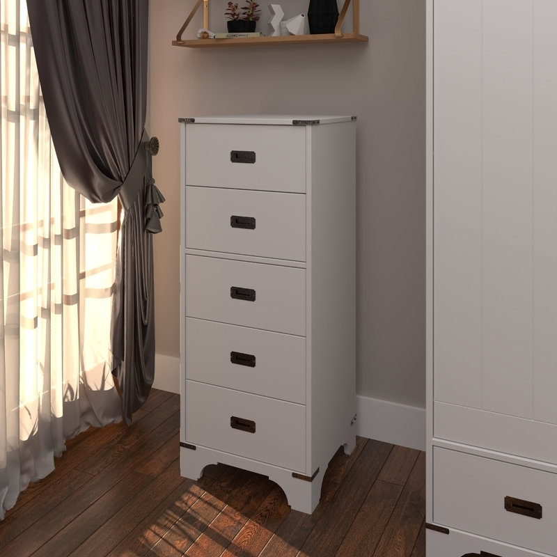 Campaign 5 Drawer 20.07" Lingerie Chest