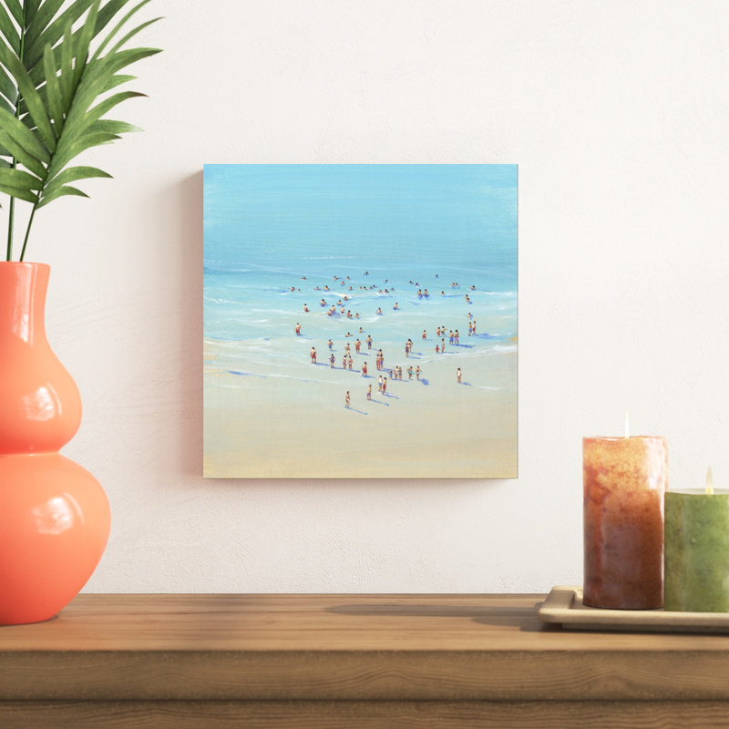 Beach Day II, H 12 po x l 12 po x P 1,25 po