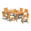 Arbor Outdoor 7 - Piece Teak Dining Set-33998505-207753151