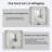 Frame LED Bathroom Mirror with Dual Bluetooth, Front & Back Light, Anti-Fog, 3 Color Temperature & Dimmable Light, IP54 Waterproof, ETL Certified-622689739-622689738