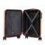 14 "/ 20" 2 pièces / ensemble dans un bagage à roulettes en ABS, avec serrure à combinaison, étui à cosmétiques 14 "