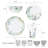 Mikasa Tivoli 16-Piece Dinnerware Set, Service For 4, Assorted
