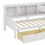 Lit de jour en L en bois avec sept armoires de rangement et deux tiroirs, un lit polyvalent avec une table d'étude intégrée-2083457575-2083457574