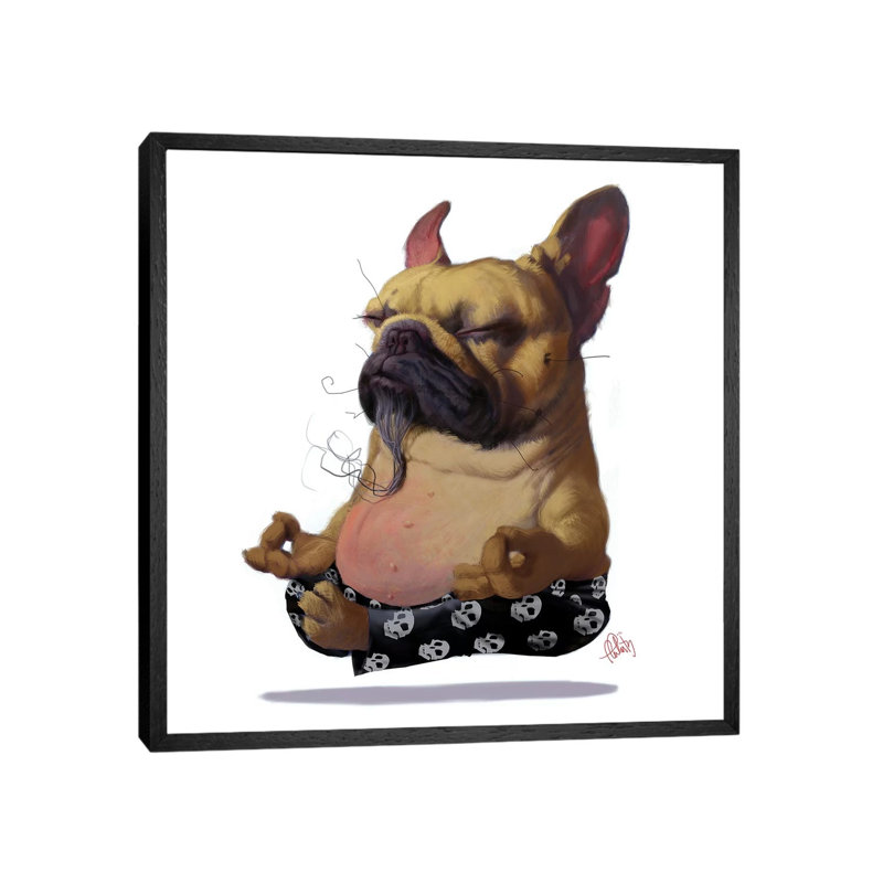 Floater 1 Piece Wall Art on Canvas, 45.72cm H x 45.72cm W x 3.81cm D, Black Floater Framed