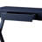 Nalo Charcoal Finish Console Table