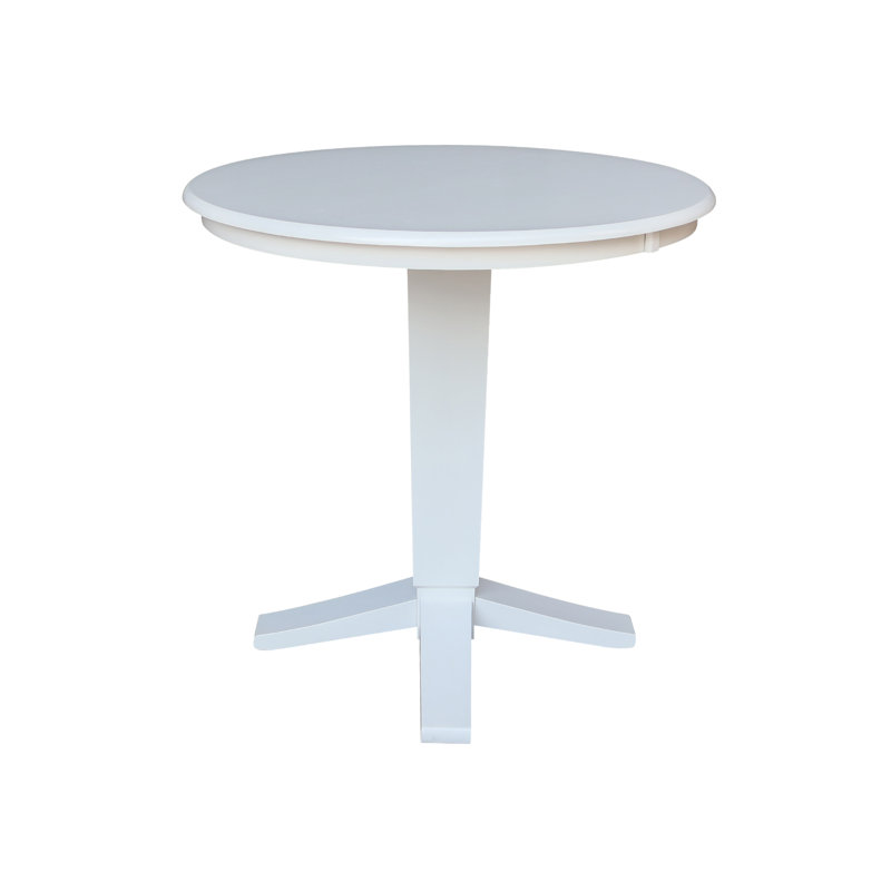 Table de salle à manger Scalla, H 35,9 po x L 36 po x l 36 po, Blanc
