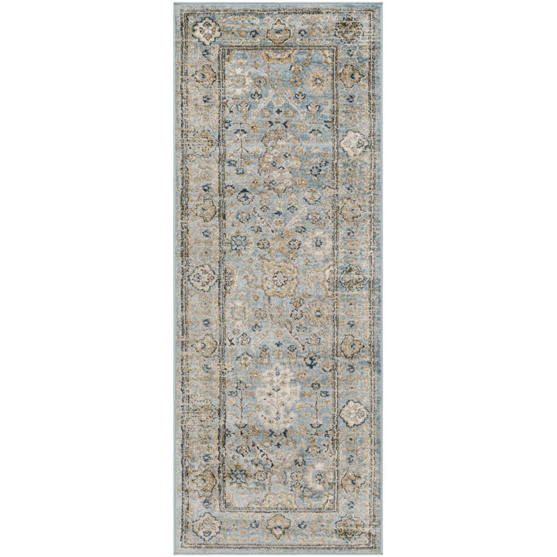 Tapis gris Pertek Chiara, Tapis de couloir 2 pi 7 po x 7 pi 3 po