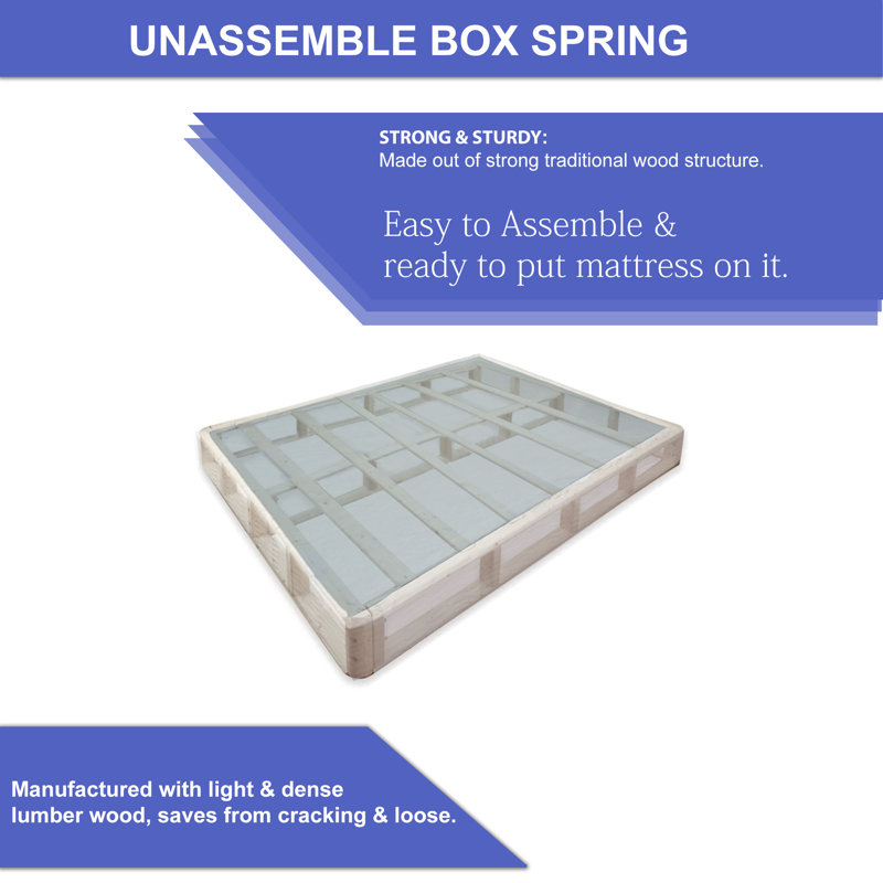 Alwyn Home Tatum Two-Sided Medium Gel Memory Foam Mattress and Box Spring, Twin XL, Low Profile (5")
