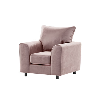 Awn Velvet Armchair